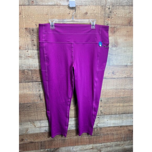 Skechers Leggings Women's GO Walk High Waisted 7/8 Magenta Size 2XL NEW - Picture 1 of 12